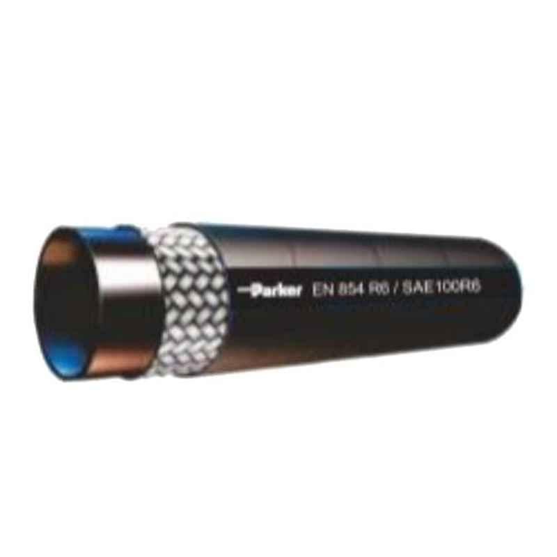 Parker 854EN100-R6 1 inch 1m Synthetic Rubber Braided Hydraulic Hose, SAE100R6PM-16PM