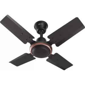 Prolife Venus Pro 60W Coffee Brown Regular 4 Blade Ultra High Speed Ceiling Fan, Sweep: 600 mm (Pack of 2)