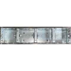 Schneider Electric 8 Module 1mm Metal Mounting Box, MM1104