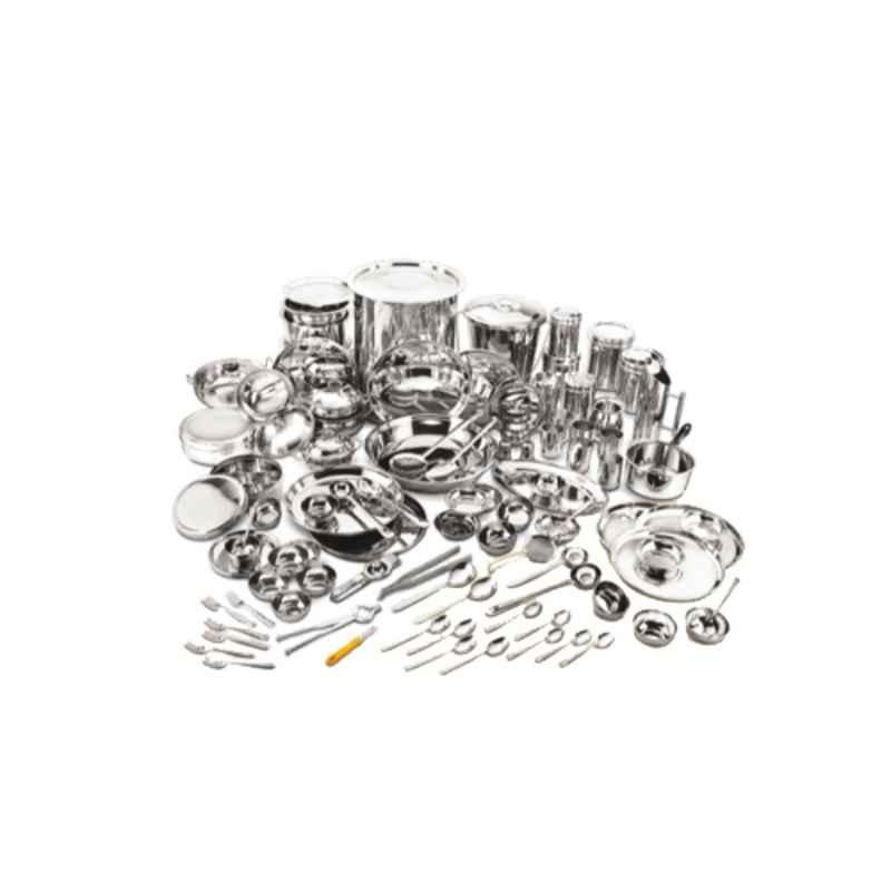 Kraft Bandhan 108 Pcs Stainless Steel Dinner Set, DS108