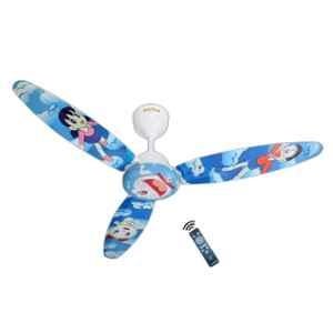 Activa KIDz 28W 380rpm 3 Blade Blue BLDC Ceiling Fan with Remote & 4 Years Warranty, Sweep: 1200 mm