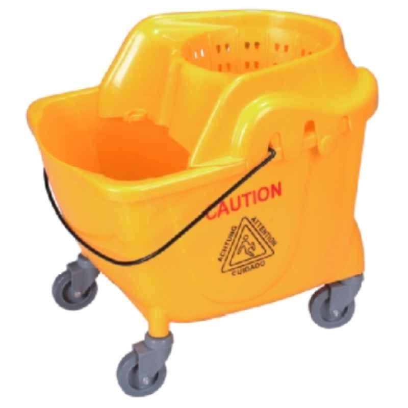 Baiyun 53x40x55cm 32L Yellow Funnel Mop Wringer, AF08063