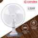 Candes Desker 80W White Silver Automatic Oscillation Table Fan, Sweep: 400 mm
