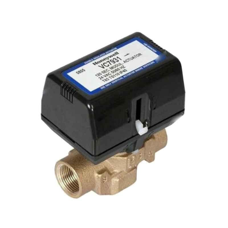 Honeywell 24 VAC 3/4 Inch 2 Way Motorized Valve with Modulating Actuator, VC7931AJ1111T