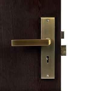 Homexpert MG201 Stainless Steel Antique Brass Finish 6 Lever Heavy Duty Mortise Door Lock Set