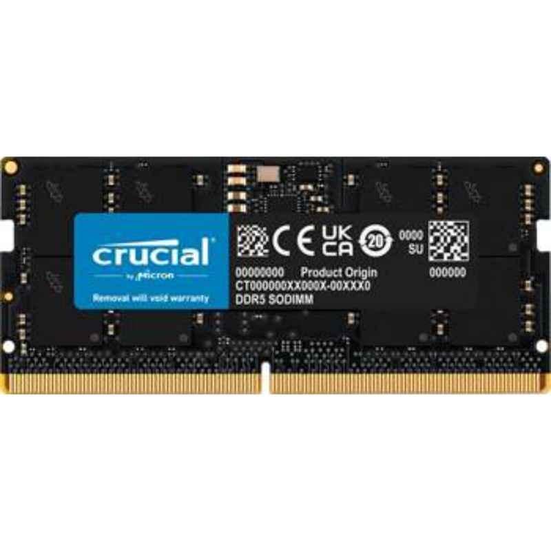 Crucial 16GB Kit (2x8GB) DDR5 4800 Laptop RAM, CT2K8G48C40S5