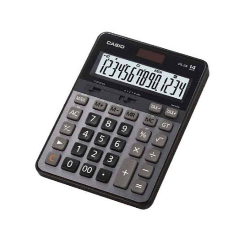 Casio DS-3B Grey & Black 14 Digit Heavy Duty Office Calculator