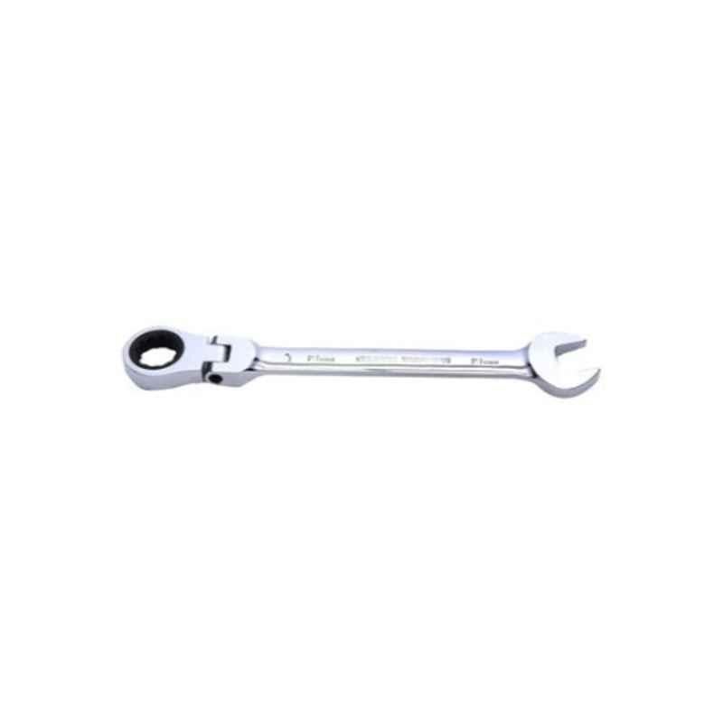 Jetech 19mm CrV Silver Flexible Gear Wrench, JET-GRA-19