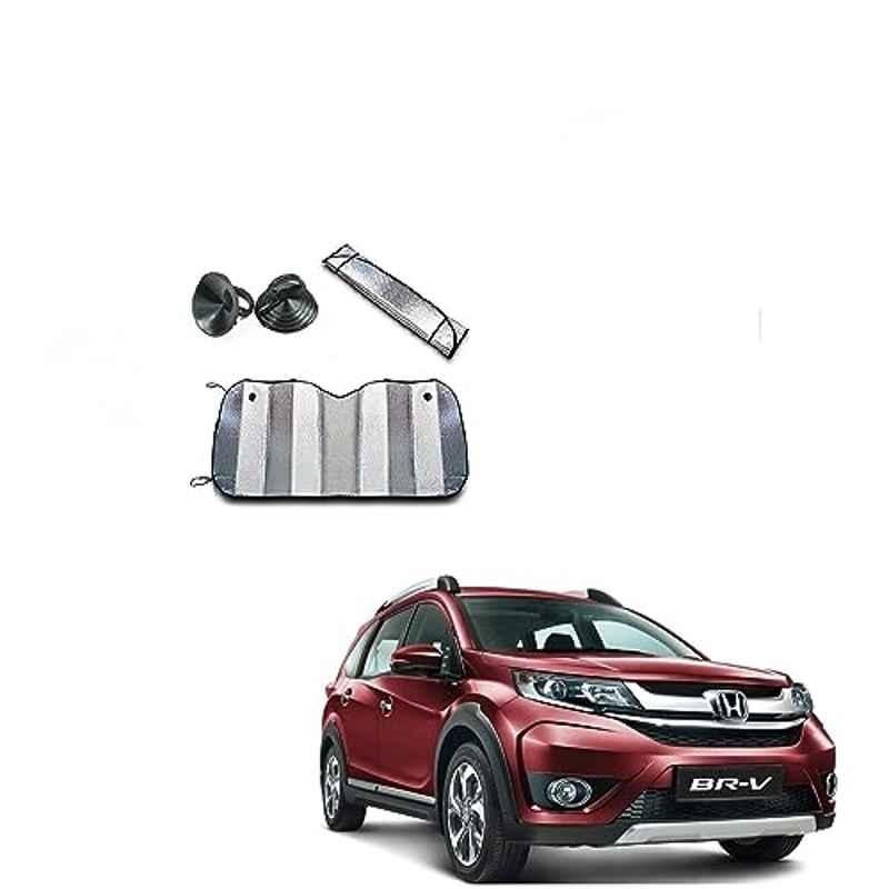 Kozdiko Aluminium Foil UV Protection Silver Windshield Sun Shade for Honda Brv