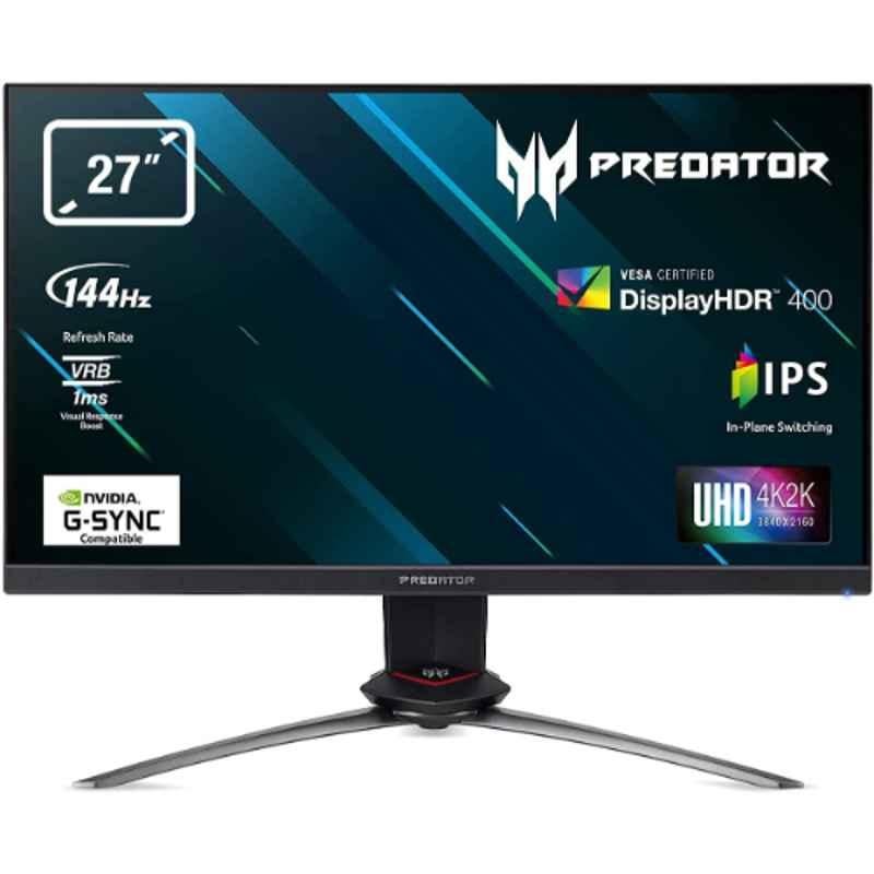 Acer Predator XB273K 27 inch Black 4K UHD 3840x2160 IPS Gaming Monitor with NVIDIA G-SYNC Compatible