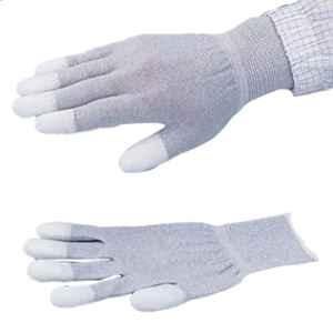 AS One ASPURE Nylon & Polyurethane Fingertip Coated Safety Gloves, Size: M (Pack of 10)