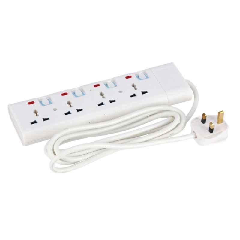 Geepas 3250W 3m 4 Way Extension Socket, GES4091