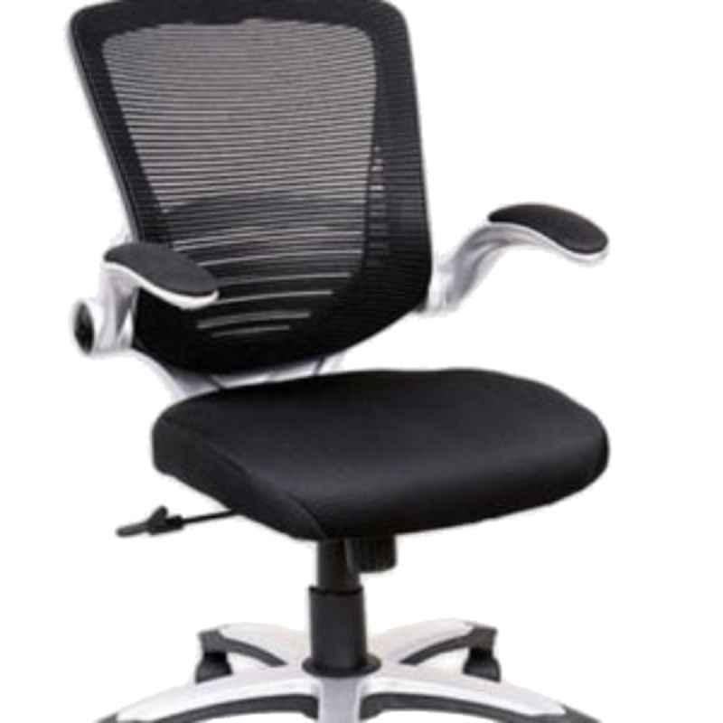 Smart Office Furniture 64.5x59x90-98cm Black Medium Back & Seat Matrix Office Chair, 909