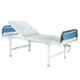VMS VSB3002 Mild Steel White Pateint Bed with Stainless Steel Head & Foot Boards