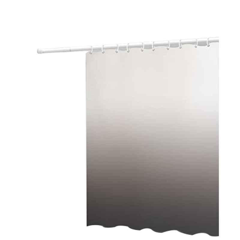 Rubik 183x183cm Polyester Orris Grey Shower Curtain