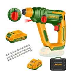 Jadever 20V 2Ah 850rpm Cordless Rotary Hammer Drill, JDLM1B162