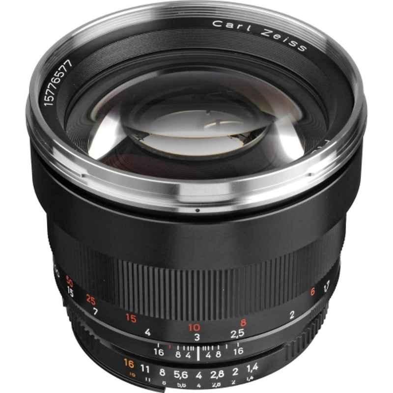 Zeiss Classic Planar ZF.2 T 85mm F1.4 Black Telephoto Camera Lens for Nikon F-Mount SLR/DSLR Cameras