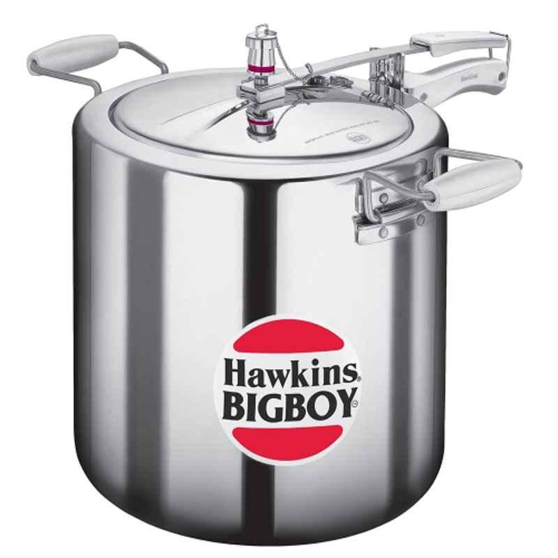 Hawkins Bigboy 22L Aluminum Pressure Cooker, BB22 (Pack of 2)