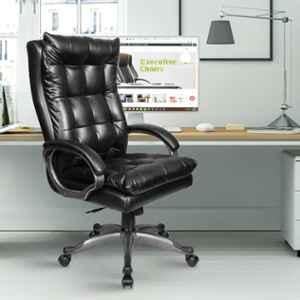 Rose Diana Leatherette Black High Back Executive Chair