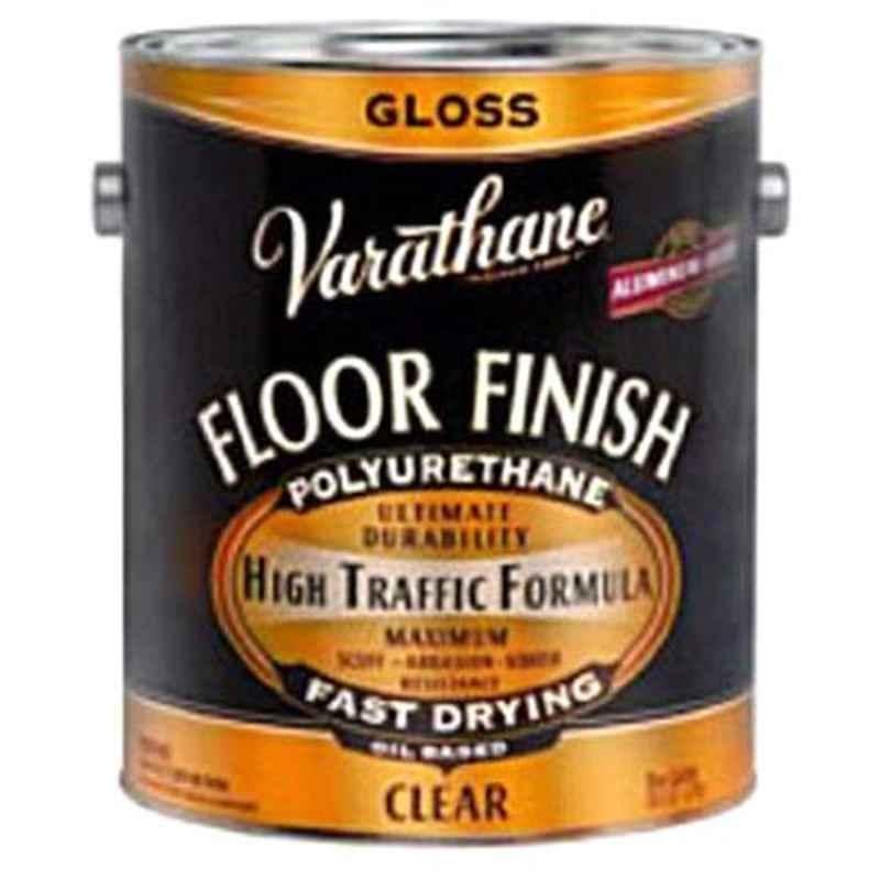 Rust-Oleum Varathane 3785ml Clear Gloss Premium Floor Finish Coating, 130031