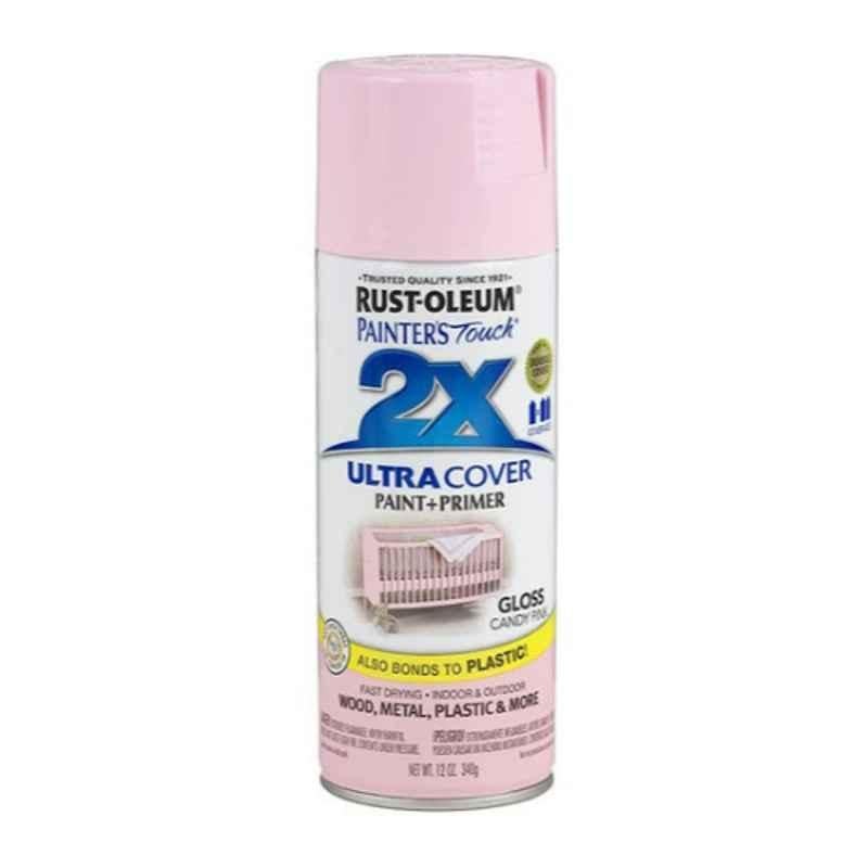 Rust-Oleum 12 Oz Gloss Candy Pink Multipurpose Spray Paint, 249119