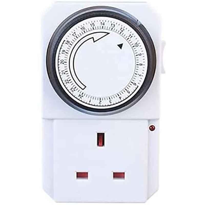 Abbasali 24 Hrs Electronic Plug In Timer Switch