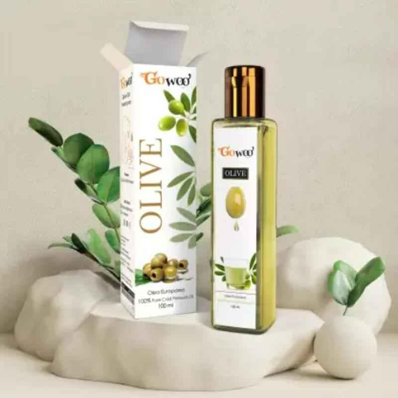 GoWoo 100ml Pure Olive Organic Carrier Oil, GoWoo-P-179