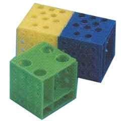 Tarsons 16x1.5ml Polypropylene Junior 4 Way Tube Rack, 250060