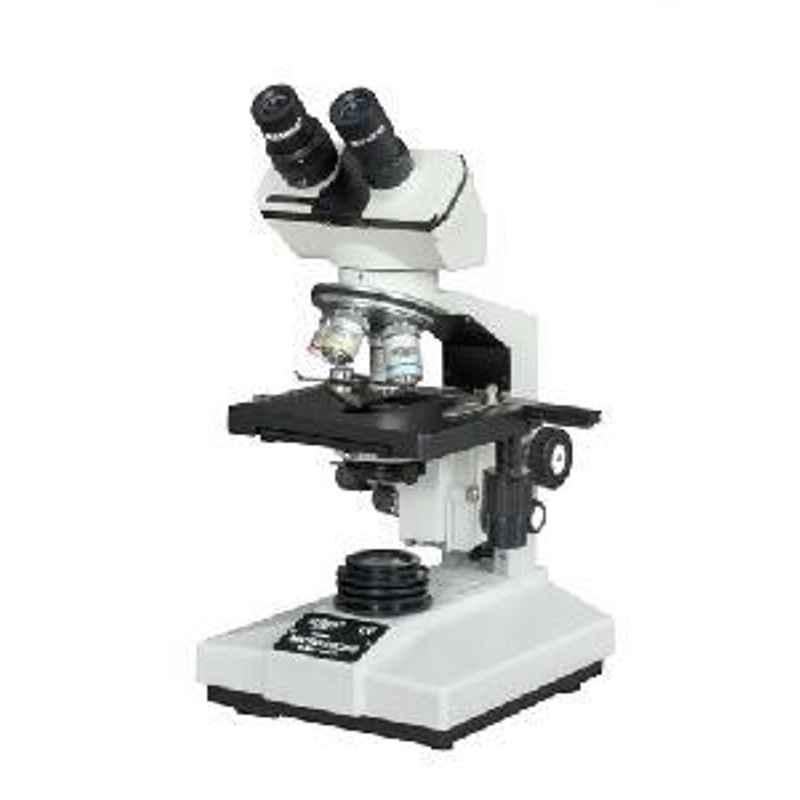 Weswox 1500x Superior Optics & Double Slide Holder Mechanical Stage Inclined Microscope (HL-66)