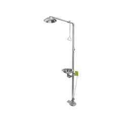 Dolphy DEWS0004 Stainless Steel 304 Floor Mounted Body & Eye Wash Station