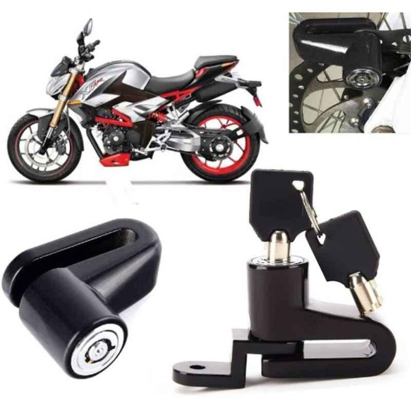 Auto Pearl Steel Black Heavy Duty Anti-Theft Disc Brake Lock for XF3R BS6, Lock_284