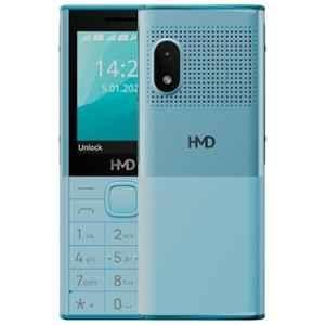 HMD 150 2.4 inch Light Blue 2G Keypad Feature Phone with Bluetooth, Built-in Powerful Loud Speaker & Dedicated Music Buttons, DS_1709