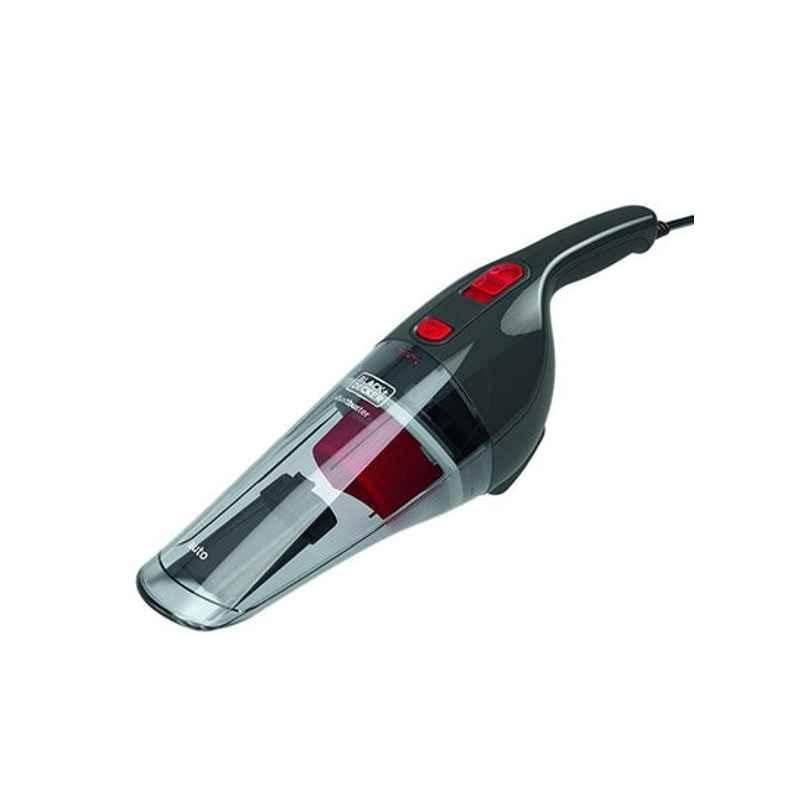 Black & Decker 400W 12V DC Grey & Red Dust buster Auto Car Vacuum Cleaner, NV1200AV