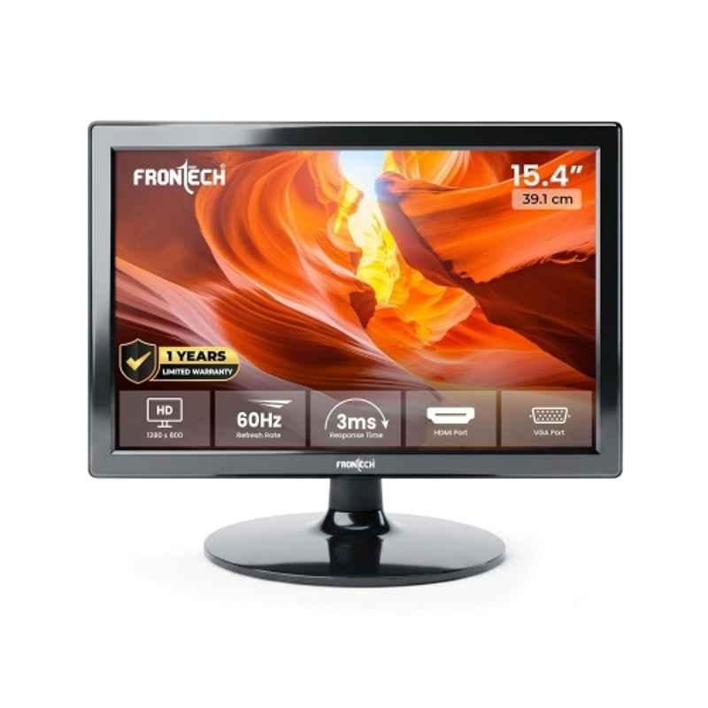 Frontech 15.4 inch 1280x800p Black HD VA Panel LED Monitor with 75Hz Refresh Rate, MON-0068