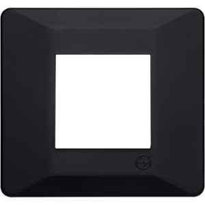 L&T Entice 2 Module Black Beauty Plate, CB91102FB11 (Pack of 15)