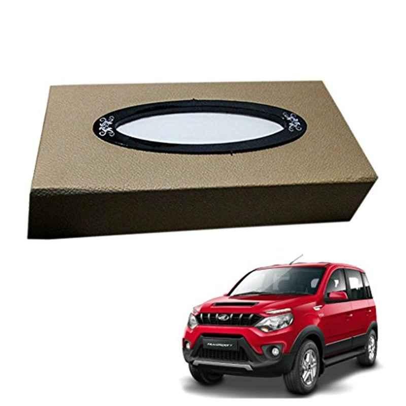 Kozdiko 200 Sheets 100 Pulls Beige Tissue Paper Box for Mahindra Nuvo Sport, koz_16992