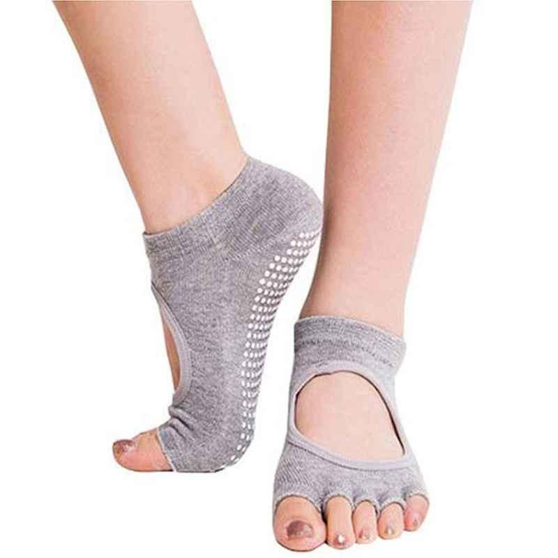Strauss Medium Grey Yoga Socks, ST-1454