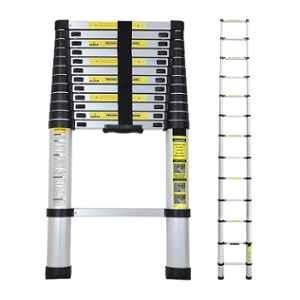 Smarty 14 Step 14ft Aluminium Foldable Telescopic Ladder with Locking Mechanism