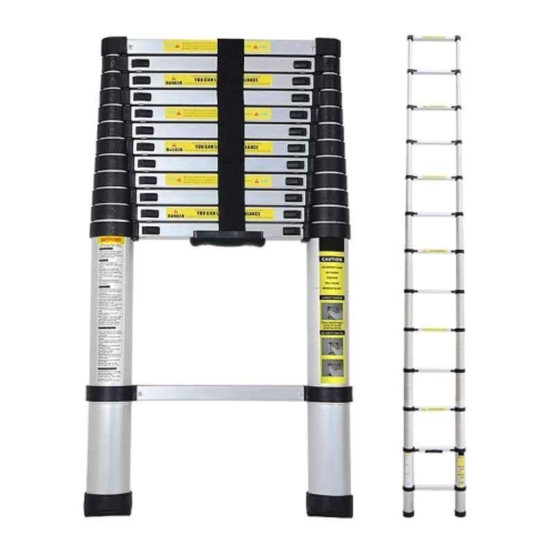 Smarty 14 Step 14ft Aluminium Foldable Telescopic Ladder with Locking Mechanism