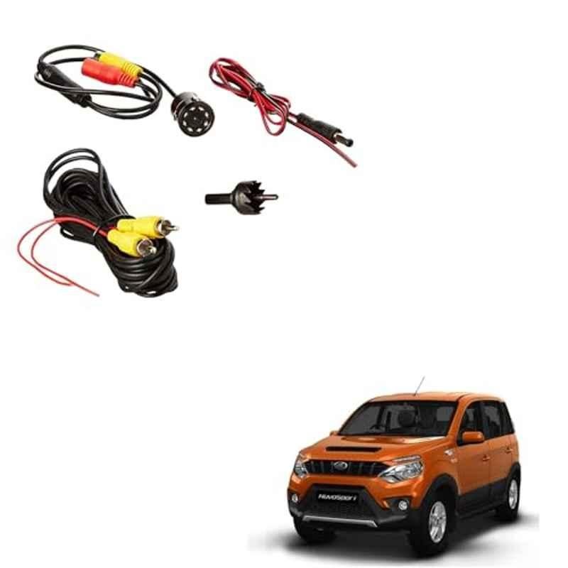 Kozdiko 12V 8 LED HD Night Vision Waterproof Car Rear View Reverse Parking Camera for Mahindra Nuvosport