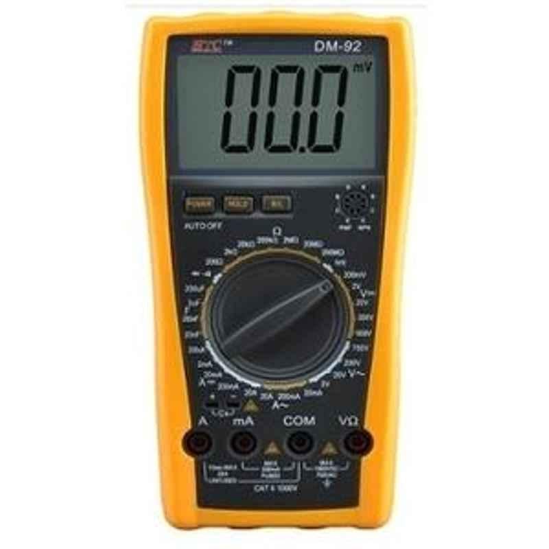 HTC DM-92 Digital Multimeter AC Voltage Range 0 to 750V DM to 92