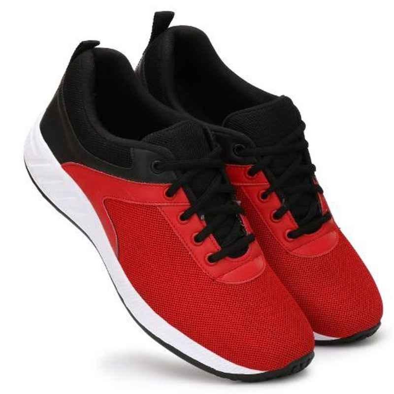 Mr Chief 4172 Red Smart Sports Running Shoes, Size: 7