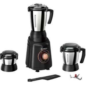 Bosch TrueMixx Radiance 600W Black Mixer Grinder with 3 Jars, MGM4334BIN