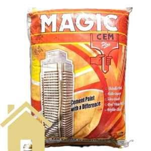 Magic Paints Cem Plus 25kg Bone White Matte Finish Decorative Waterproof Cement Paint