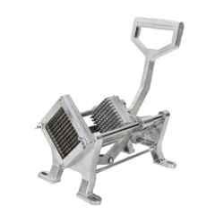 Khushi Udyog Aluminium Silver Wall & Table Top Mounted 2 in 1 French Fries Cutter with Triple Blade Attachment