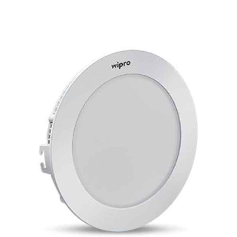 Wipro Garnet 6W Cool Day White Round LED Panel Light, D810665