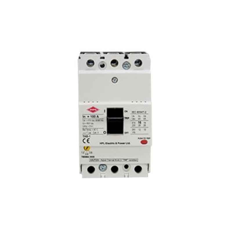 HPL 630A 36kA 3 Pole MCCB TAB 4 (Adjustable Thermal & Fixed Magnetic Type), TAB800NX630AC3P