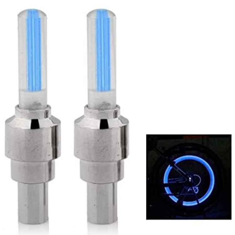 AOW Tyre Wheel Valve Cap Light for Car & Bike Wheel Light Tire Light T-22 (Pack of 2)