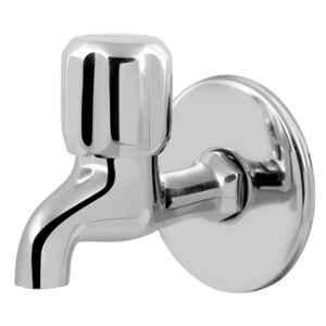 Somany Elara Brass Chrome Wall Mounted Bib Cock Tap, 272211350021