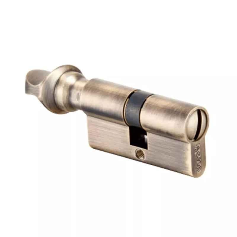 Dorset CL 208 PT 70mm Alloy Steel Antique Brass Finish Euro Profile Pin Cylinder Lock